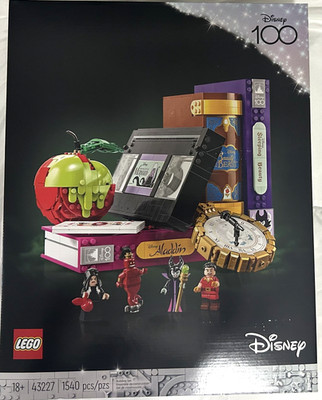 LEGO 43227 Disney Villain Icons 100th Anniversary ~ Brand New Sealed ~