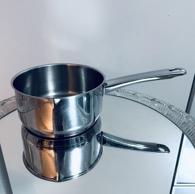 WMF Cromargan Edelstahl Kochtopf Topf Ausguss