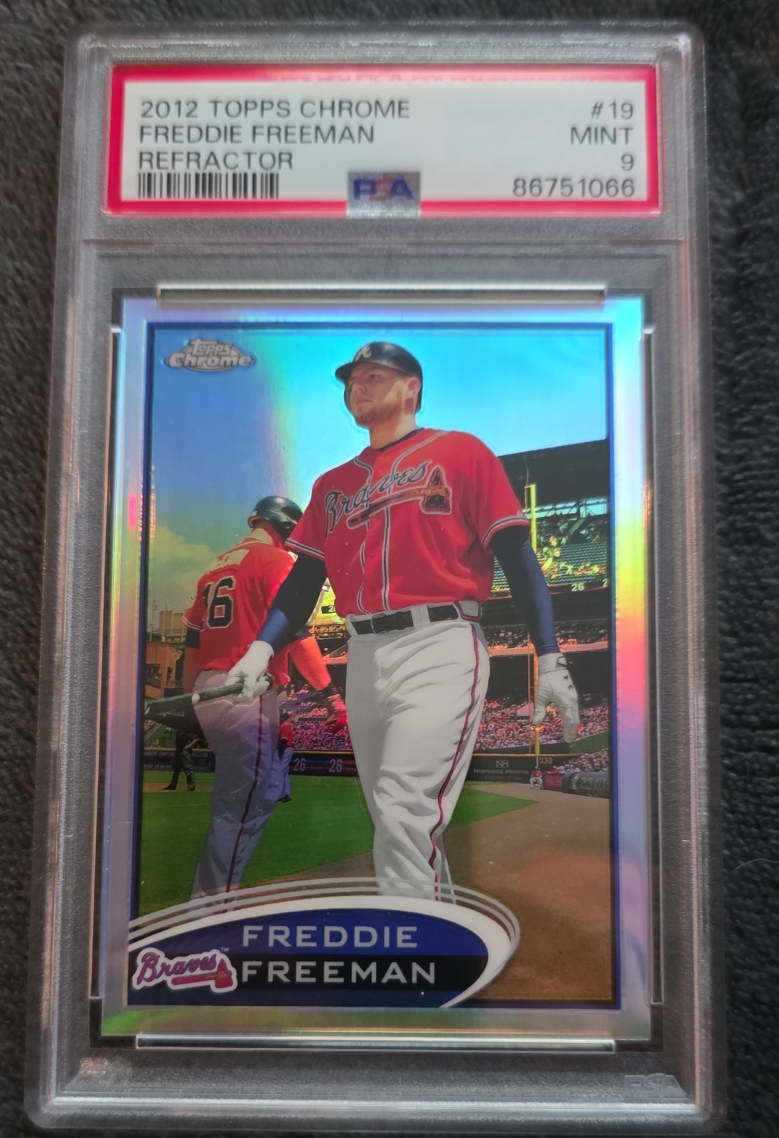 2012 Topps Chrome - Freddie Freeman #19 Refractor