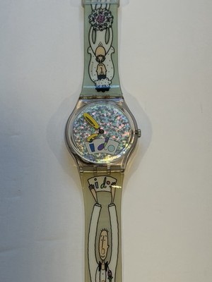 Vintage  I Do  Swatch Watch With Swatch Case