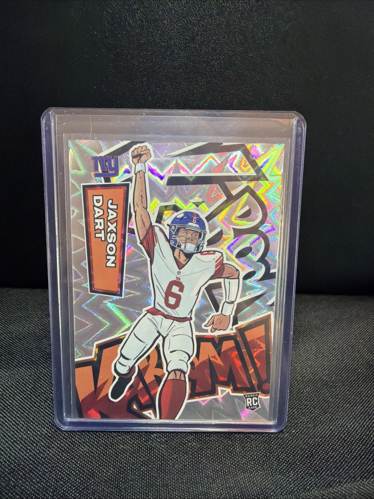 2025 Panini Absolute Football JAXSON DART RC VERTICAL KABOOM SSP CASE HIT #32