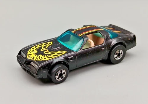 Vintage 1977 Hot Wheels Hot Bird Pontiac Firebird Trans Am Black Walls Hong Kong