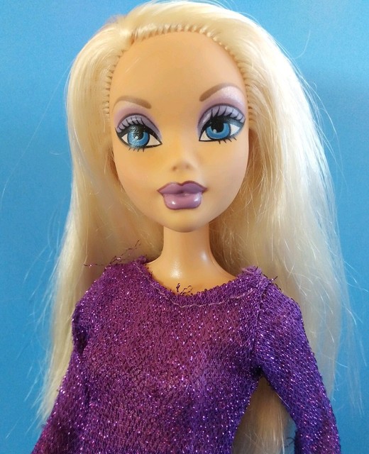 My Scene Juicy Bling Kennedy Barbie Doll Long Blonde Hair Blue