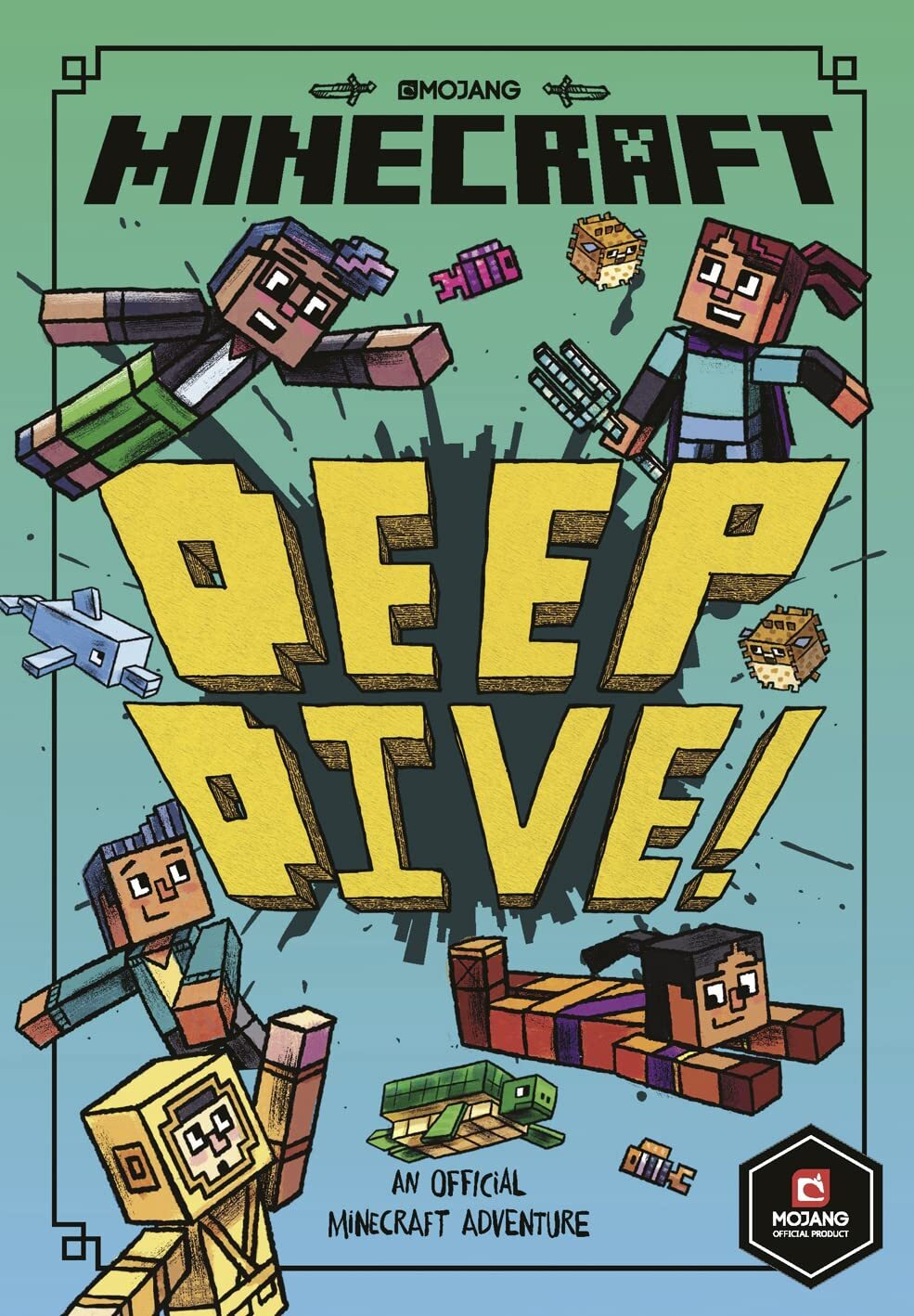 9781405293822 Minecraft: Deep Dive: Book 3 in the first official...into reading!
