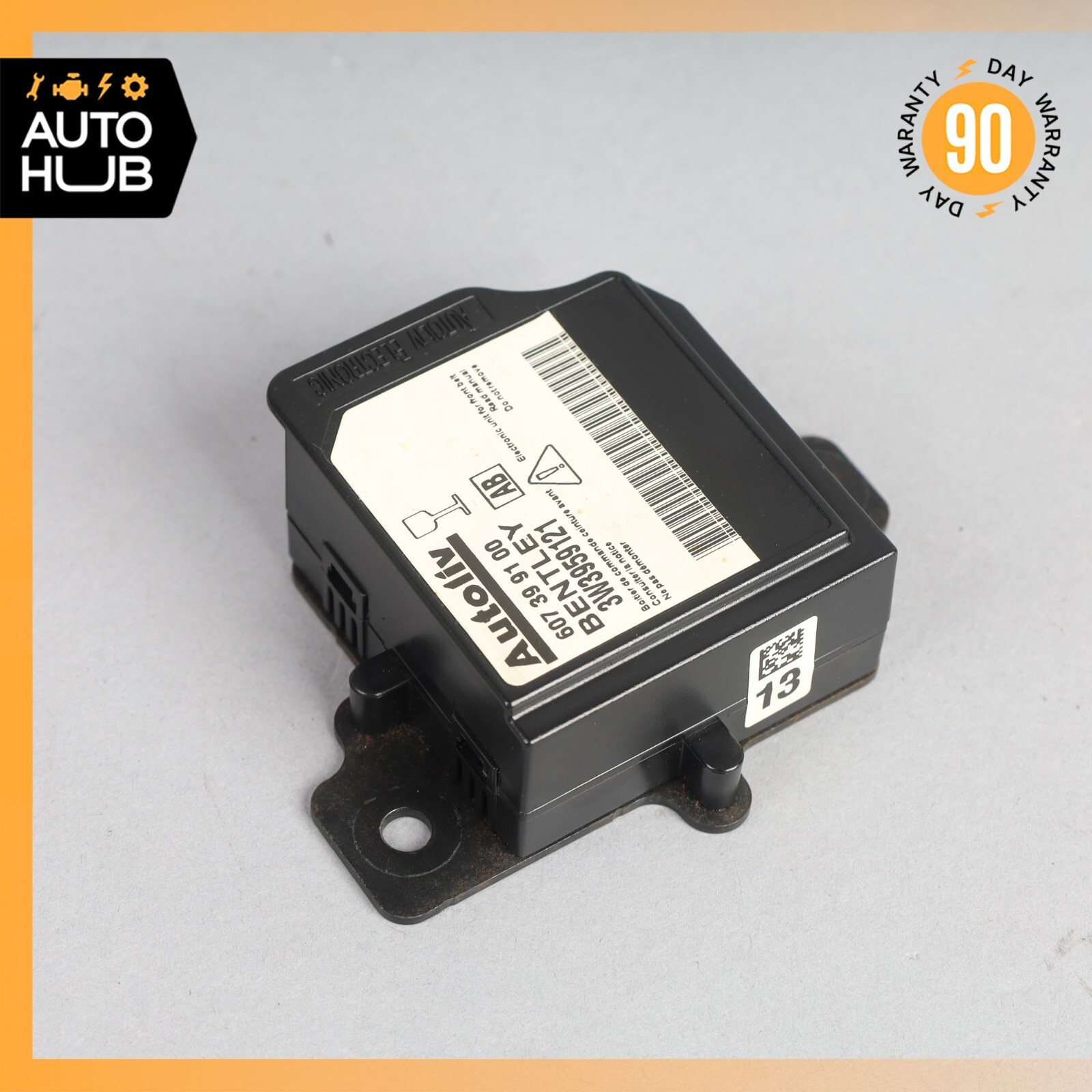 03-10 Bentley Continental GT GTC Safety Bag Sensor SRS Control Module OEM