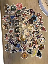 50 Pcs Stickers NFL Teams LOGO Sports Fridge Luggage Car Skateboard Laptop Vinyl