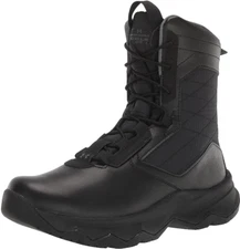 UNDER ARMOUR MENS Black Stellar G2 8" Tactical Boot 3024946-001