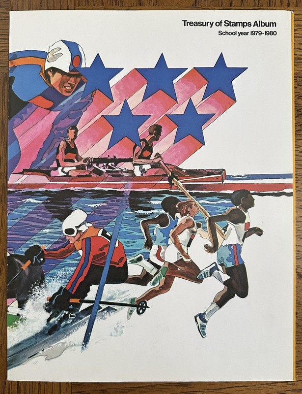 Treasury of Stamps Album School Year 1979-1980 United States Postal Service