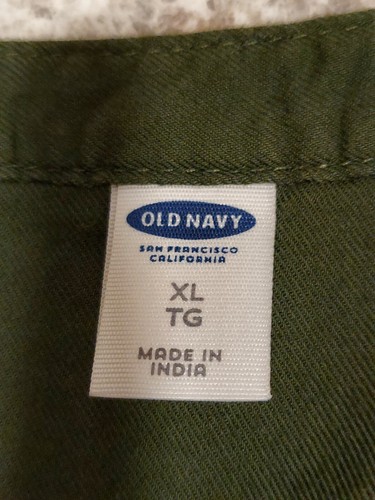 Old Navy Women's Green Baby Doll Long Sleeve Knee Length Dress XL - Picture 3 of 11