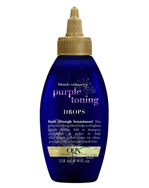 OGX Blonde Enhance & Purple Toning Drops 4 Oz for sale online | eBay