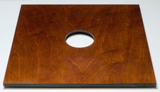 1 Lens Board 9" x 9" for FOLMER 4A 8"x10" Camera - Plywood Maple veneer, free  