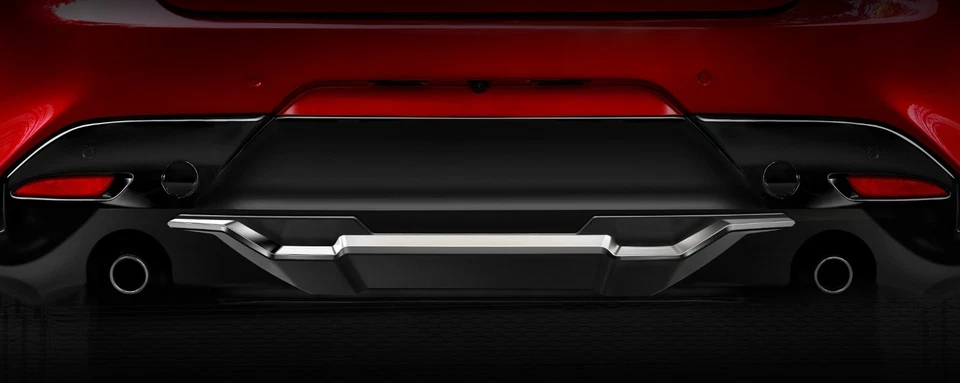 for mazda 3 2019 21 2022 hatchback aerokit front side rear skirts roof spoiler  - Image 3 of 4