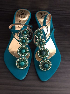 crystal sandals wedding