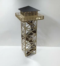 O Scale Forest Fire Watch Tower Kit - Laser Cut Model Train Scenery Building