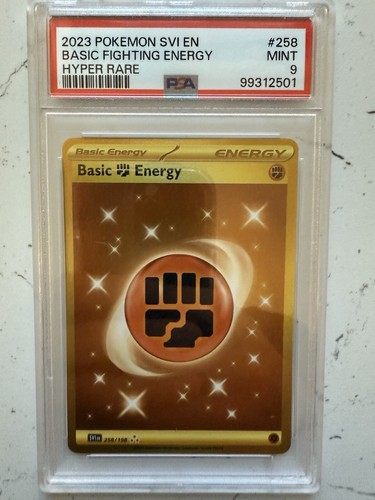 Basic Fighting Energy graded PSA 9 for sale on eBay