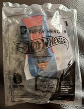    2016 MCDONALD'S SUPERMAN HAPPY MEAL SUPER HEROES HOT WHEELS TOYS 1   