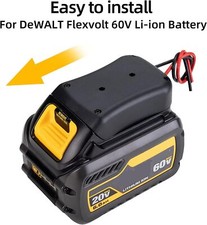 For Power Wheel Battery Adapter for DeWALT 60V Dock Power Connector 12 Gauge DIY