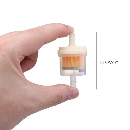 10PCS Universal Motorcycle Plastic Inline Fuel Gas Gasoline Petrol Filters 6mm - Picture 7 of 8