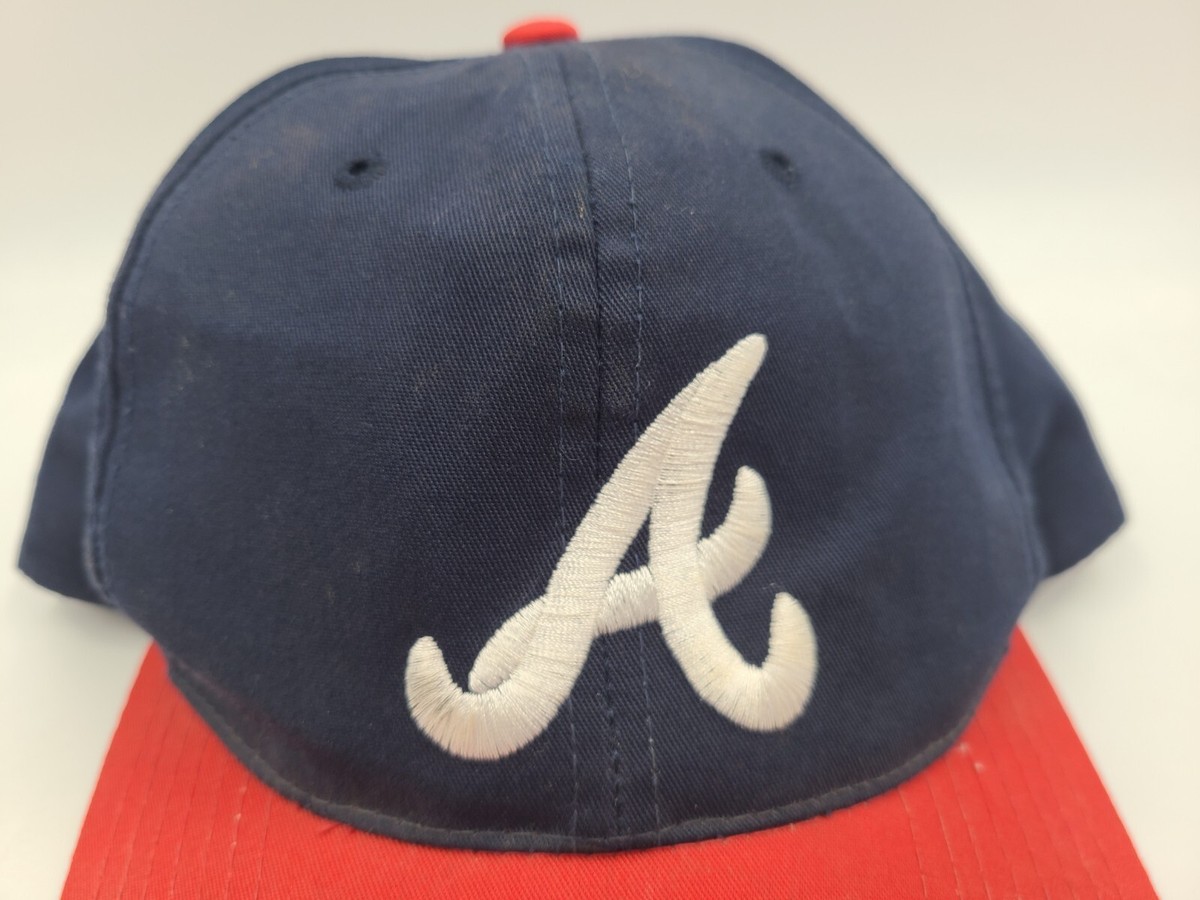 Vintage Atlanta Braves Twins Enterprise Snapback Hat Cap MLB