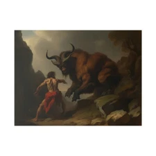 Matte Canvas, Stretched, 0.75" Wilderness Temptation 