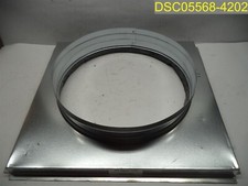 The Metal Shop 001-341 Square to Round Package Unit Adapter 18.125" x14.5" Round