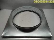 The Metal Shop 001-341 Square to Round Package Unit Adapter 18.125" x14.5" Round