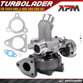 Turbolader Abgasturbolader für Toyota Corolla NDE12 ZDE12 ZZE12 E12J E12T 1.4L