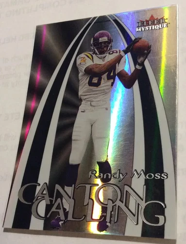 2000 RANDY MOSS FLEER MYSTIQUE CANTON CALLING #7 MINNESOTA VIKINGS SEE STOR