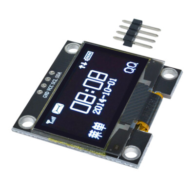 20X White 1.3'' OLED LCD Display Module IIC I2C Interface 128x64 3-5V For Arduino