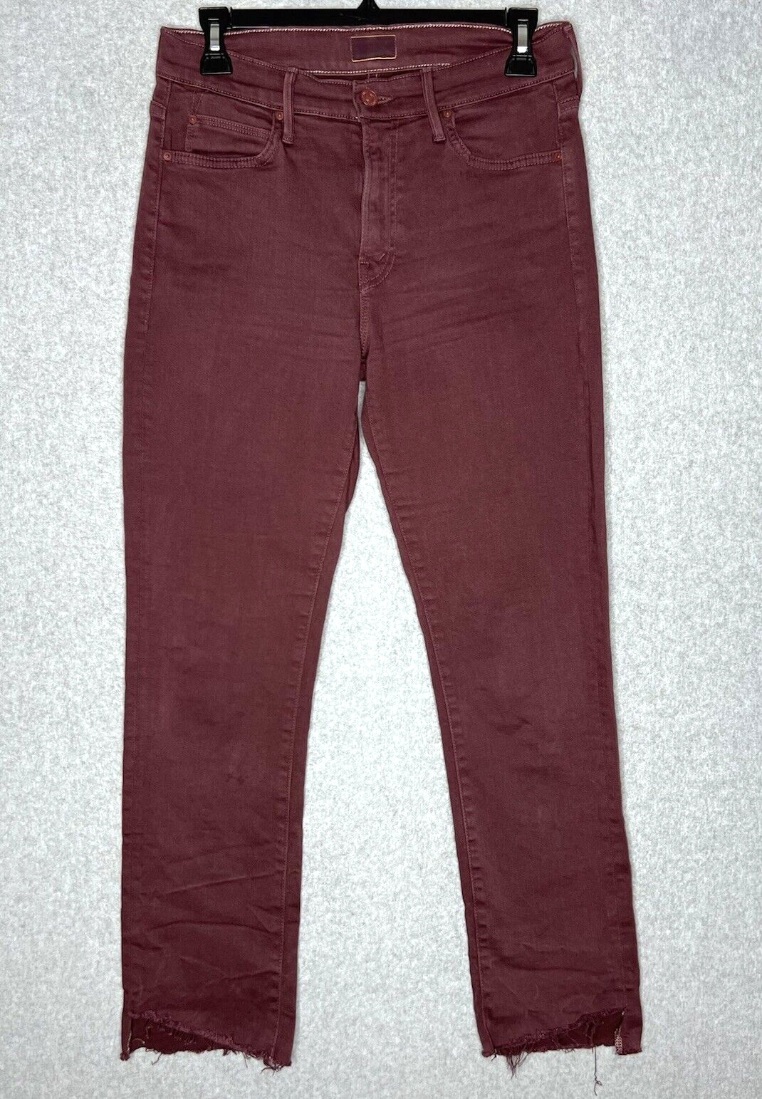 Mother Jeans The Rascal Ankle Fray Womens 28 Birds Of A Feather Stretch Denim