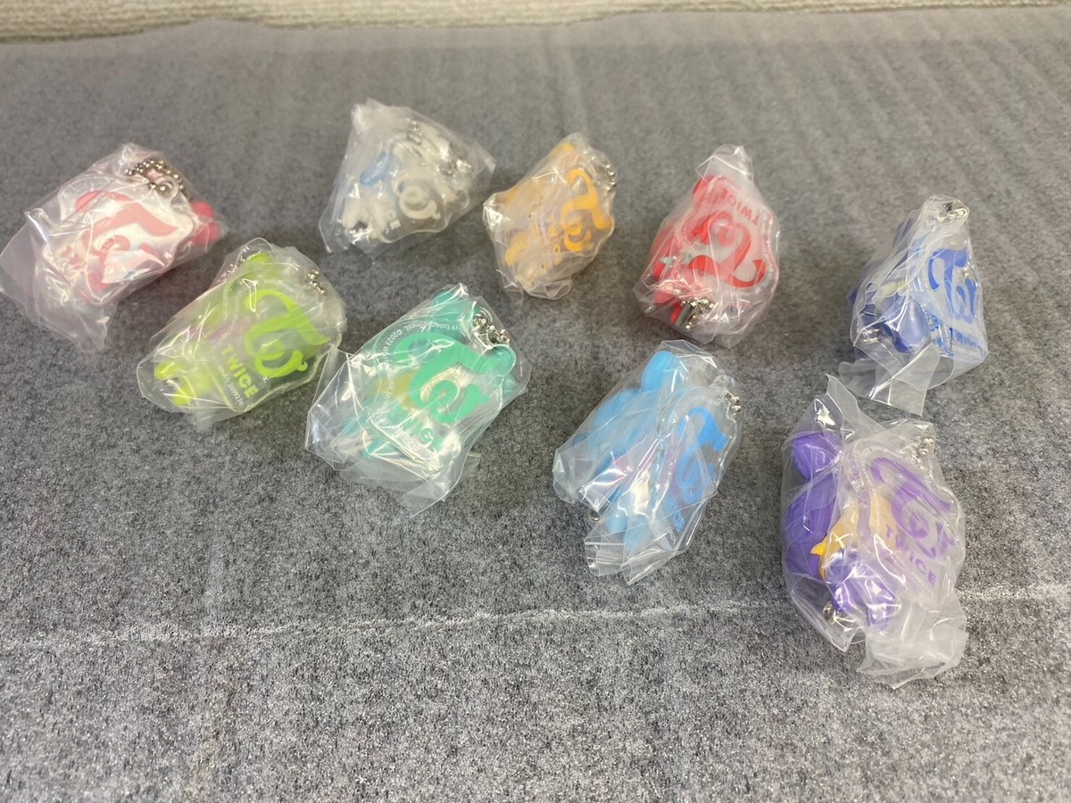 TWICE LOVELYS Mascot DX Charm Total 9 Kinds Capsule Toys Ball