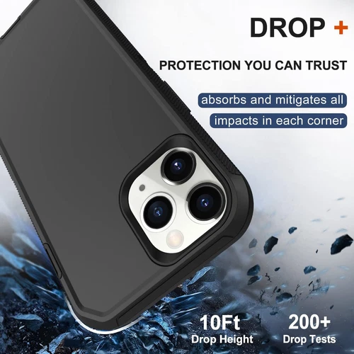 Funda protectora de alta resistencia para iPhone 16 Pro Max 15 14 13 12 11 + funda con clip para cinturón - Imagen 25 de 37