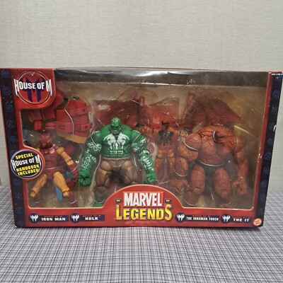 Marvel Legends House Figure 2006 Action Torch Iron Man Toy Hulk Inhuman NIB