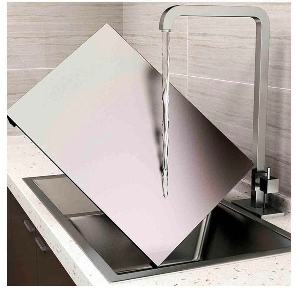 HJJKKH Gas Stove Top Cover Burner Top Stainless Steel Surface Protector 23”x13” - Image 2 of 4