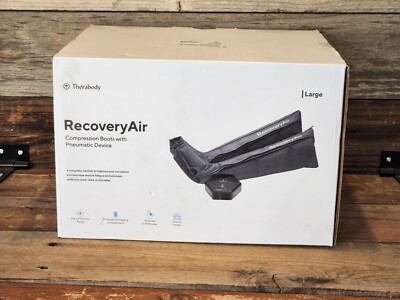 THERABODY Recovery Air Prime Compression Boots Muscle Pain Relief (Large)