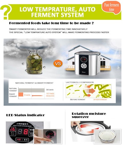 NUC Premium Smart Fermenter Griechischer Joghurt Käse Maschine NYM 531KC - Bild 3 von 7