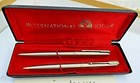 PARKER 61 INTERNATIONAL FLIGHTER SILVER GOLD PEARL B PEN PENCIL 0.9MM 1960'S USA — photo 1