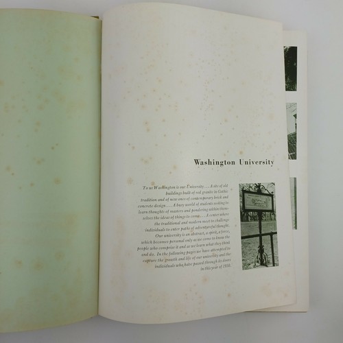 HATCHET Washington University 1958 Yearbook Annual St. Louis Missouri - Picture 8 of 12