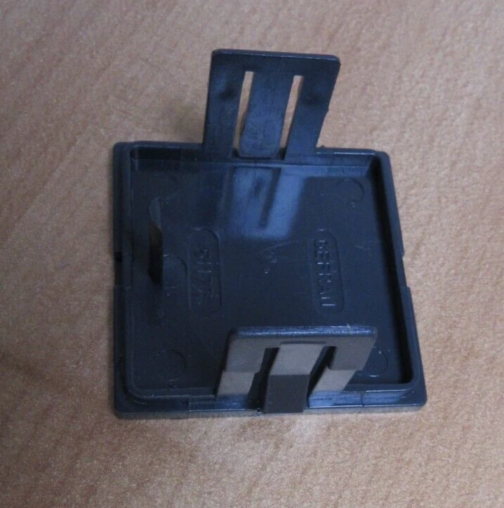 Placa de cubierta Gefran 51177 - 1/16 DIN placa de corte panel negro Foto 4 de 4