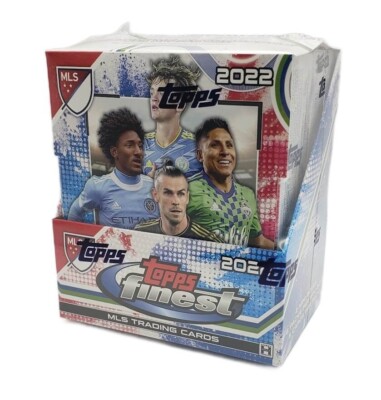 2022 Topps Finest MLS Soccer Factory Sealed Hobby Box 12 Packs 2 Autographs!