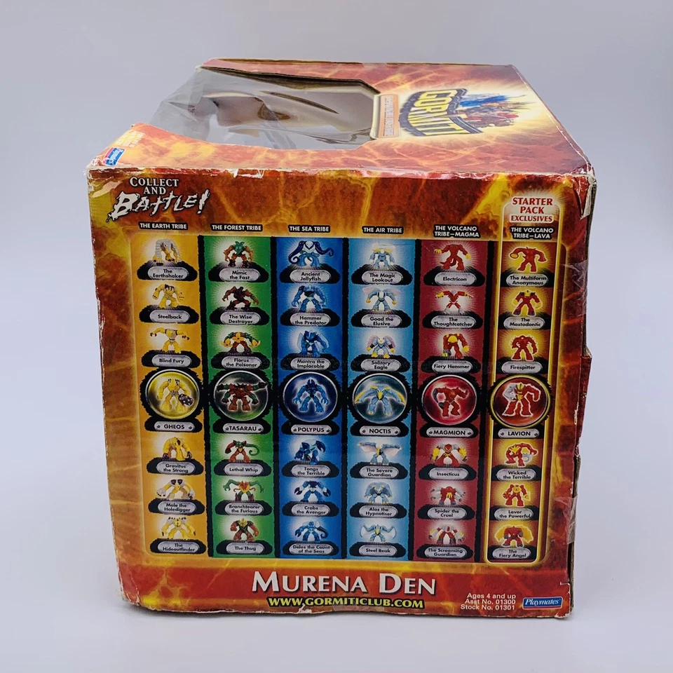 Figura Gormiti Los Señores Invencibles de la Naturaleza Murena Den - Embalaje Envejecido Foto 4 de 4