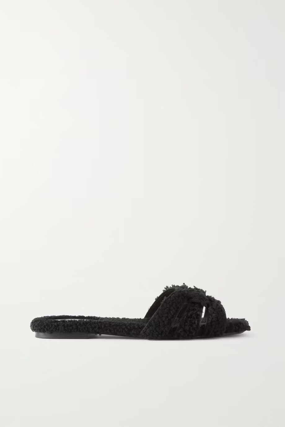 Slide shearling Saint Laurent Tribute taglia 38 5