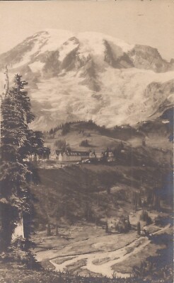 INFORMATION CARD ADVERTISEMENT - Rainier National Park, WASHINGTON - MAP