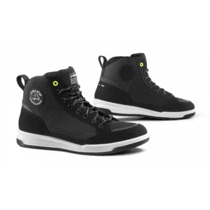 Falco Airforce Motorcycle Boots Casual Trainers Short Ankle Black