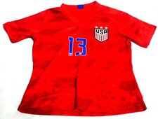 Alex Morgan Soccer Red Jersey Team USA Size 28