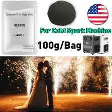 40 x 100g Bag Cold Spark Solution Firework Effect 2-5M Party Wedding Disco Show