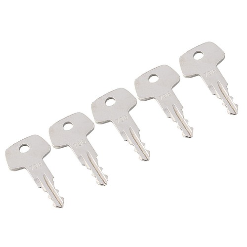 706 Key 5PCS Fits for Liebherr Heavy Equipment Fuel Cap Model J2 - Zdjęcie 4 z 8
