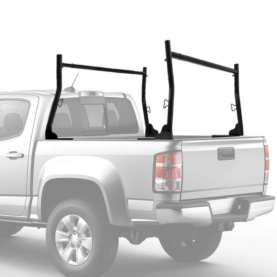 800LBS Pickup Truck Bed Universal Ladder Rack Kayak Lumber 50"-75" Adjustable Foto 2 de 4