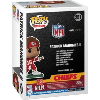 Funko Pop! NFL パトリック・マホームズ/チーフス/251 Funko POP! NFL Kansas City Chiefs- Patrick Mahomes II Figure