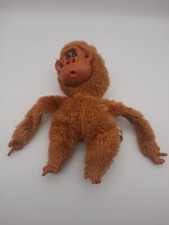 Vintage Rutherford III Russ Berrie Monkey Ape Plush Sucks Thumb Picks Nose 10"